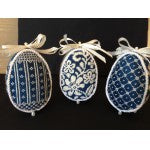 Eggs: Davis' 3 Egg Omelette _ midnight & silver 13ct