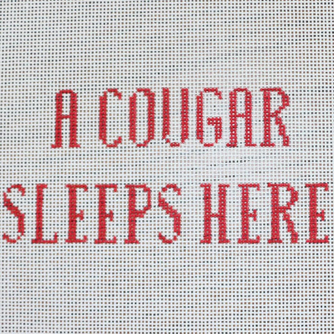 A Cougar Sleeps Here