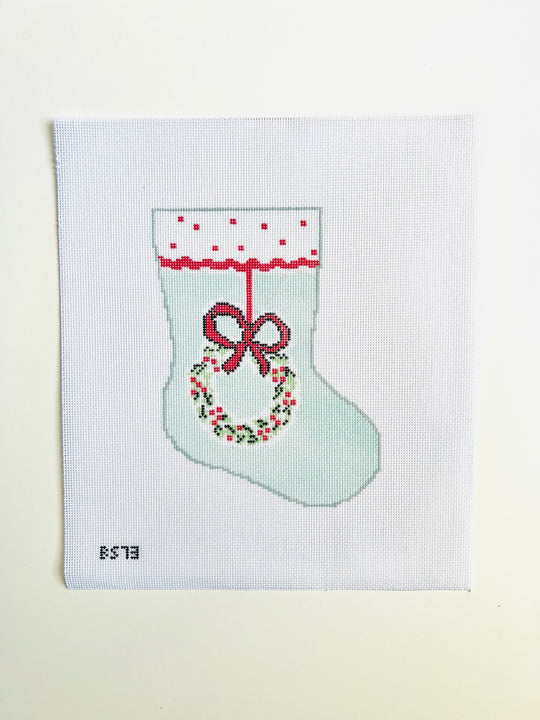 Stocking Bauble Canvas: Wreath