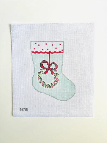 Stocking Bauble Canvas: Wreath