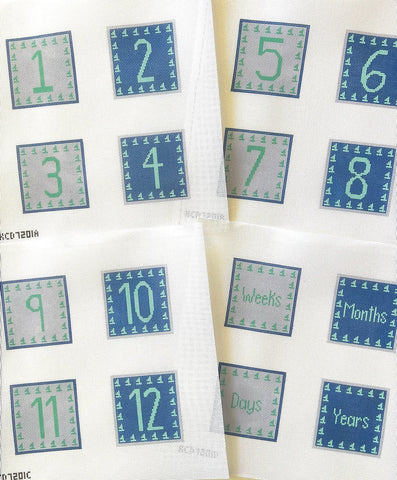 Baby Blocks Canvases (Blue)