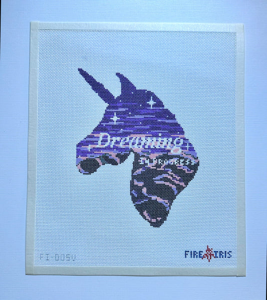 Dreaming (unicorn silhoutte)