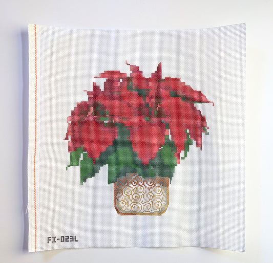 Large red poinsettia