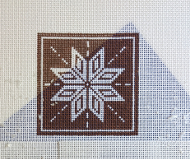 Outdoor Sign Coaster - snowflake