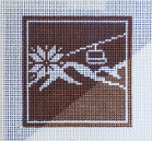 Outdoor Sign Coaster - chairlift