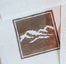 Outdoor Sign Coaster- Mountains
