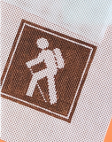 Outdoor Sign Coaster- Hiker