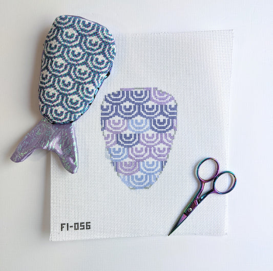 Mermaid scissor case-purple