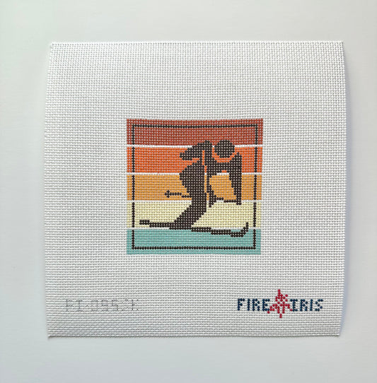 Multi Color Recreation - Skiier