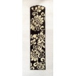 Bookmark: Karen's Damask - Black & Ivory