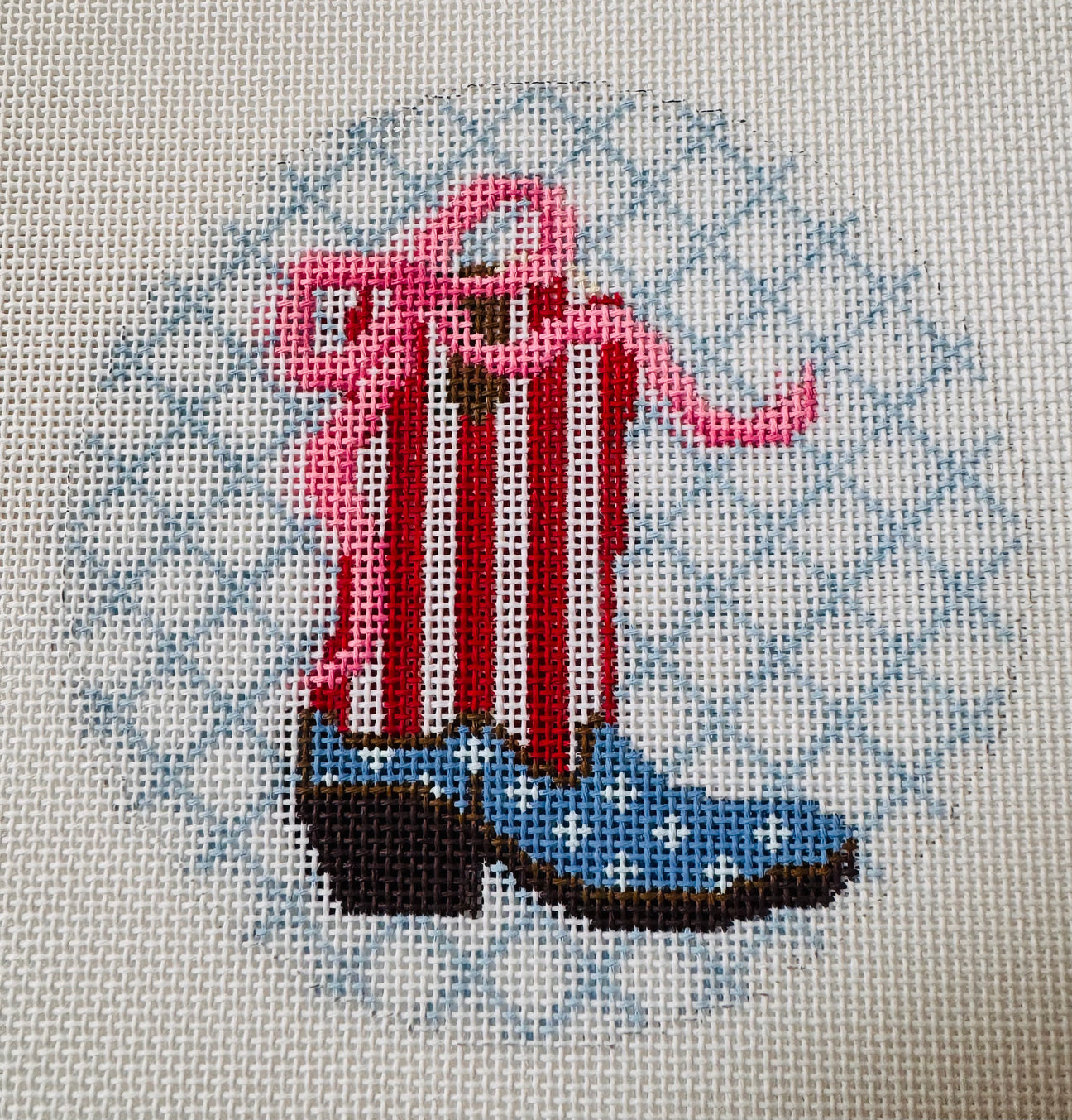 Boot & Bow - Patriotic