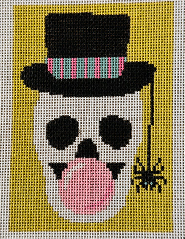 Bubble Gum Skull - Green