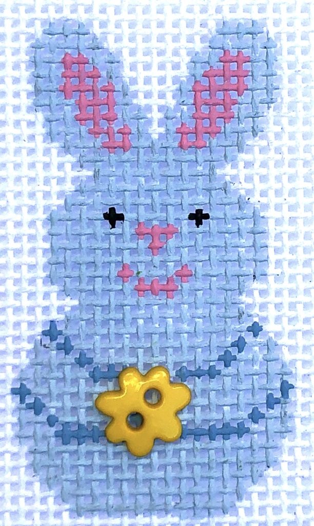 Mini Bunny Smiles: Blue