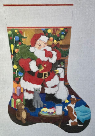 Stocking: Santa's Surprise Arrival