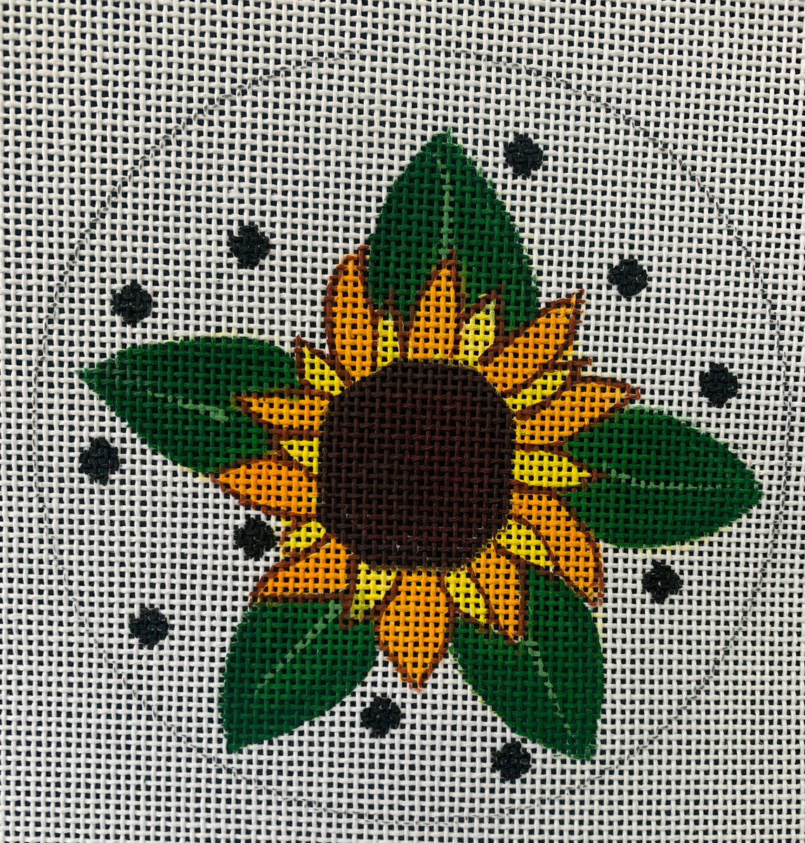 Round - Sunflower – Family Arts Needlework Shop