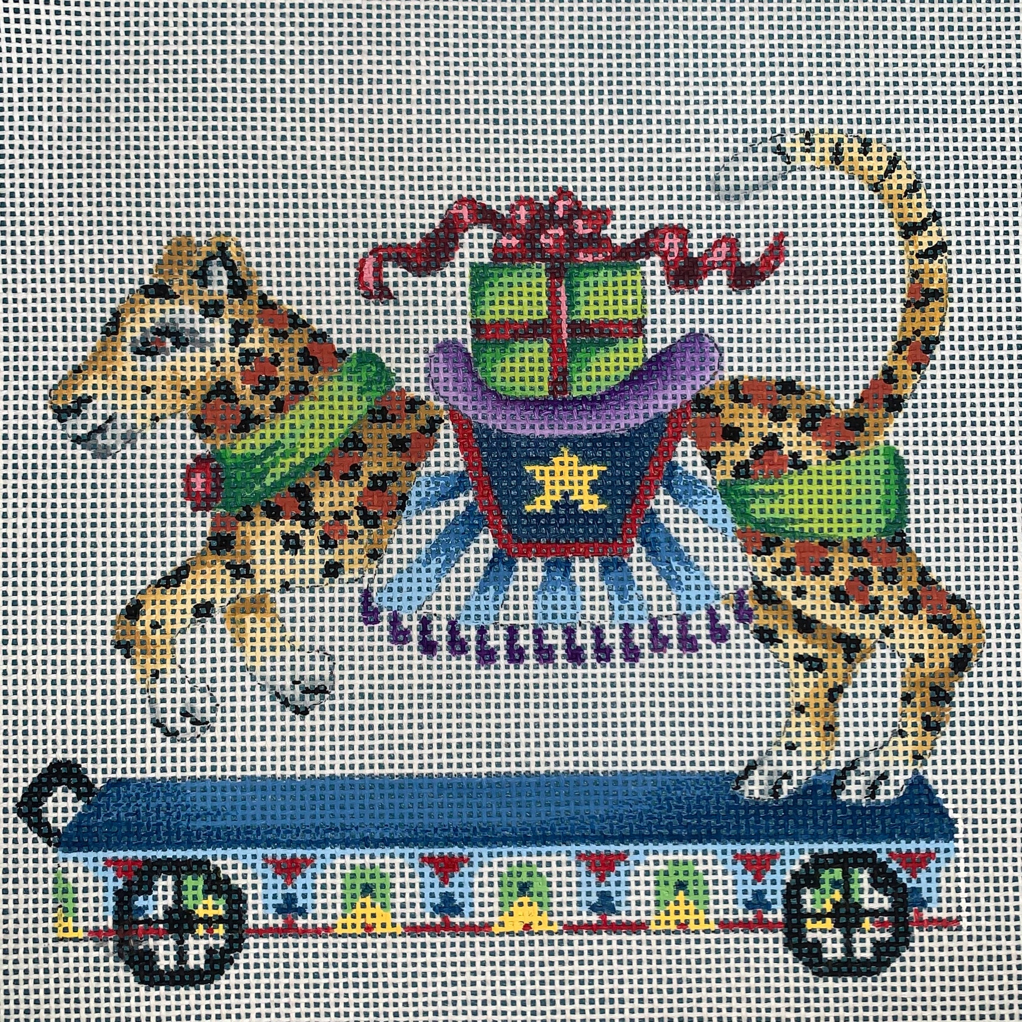 Christmas Train-Leopard