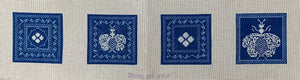 Coaster: Napoleon's Bee Wedgewod & White