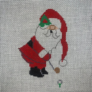 Santa Golfing