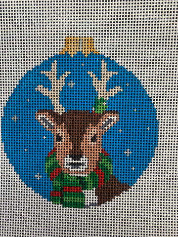 Ornament: Reindeer Face