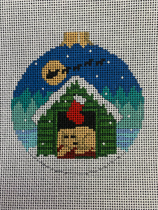 Ornament: Dog Waiting for Santa