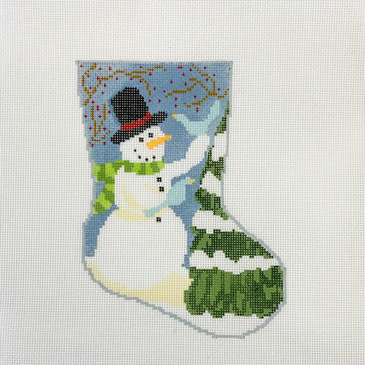 Stocking Bauble Canvas: Frosty
