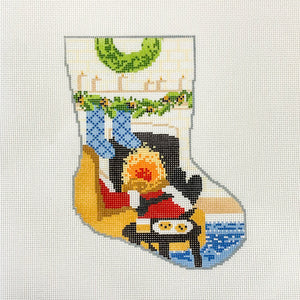 Stocking Bauble Canvas: Santa's Nightcap