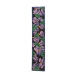 Bookmark: Violets in Black