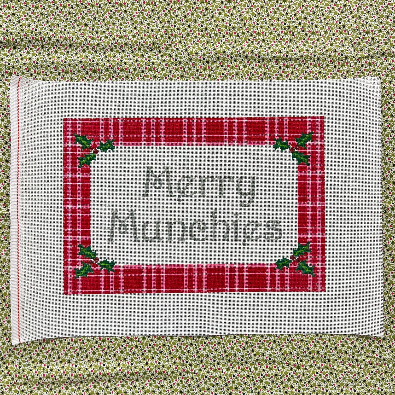 Pink/Red Plaid - Merry Munchies