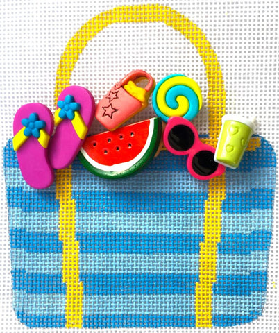 Beach Basket with stitch guide