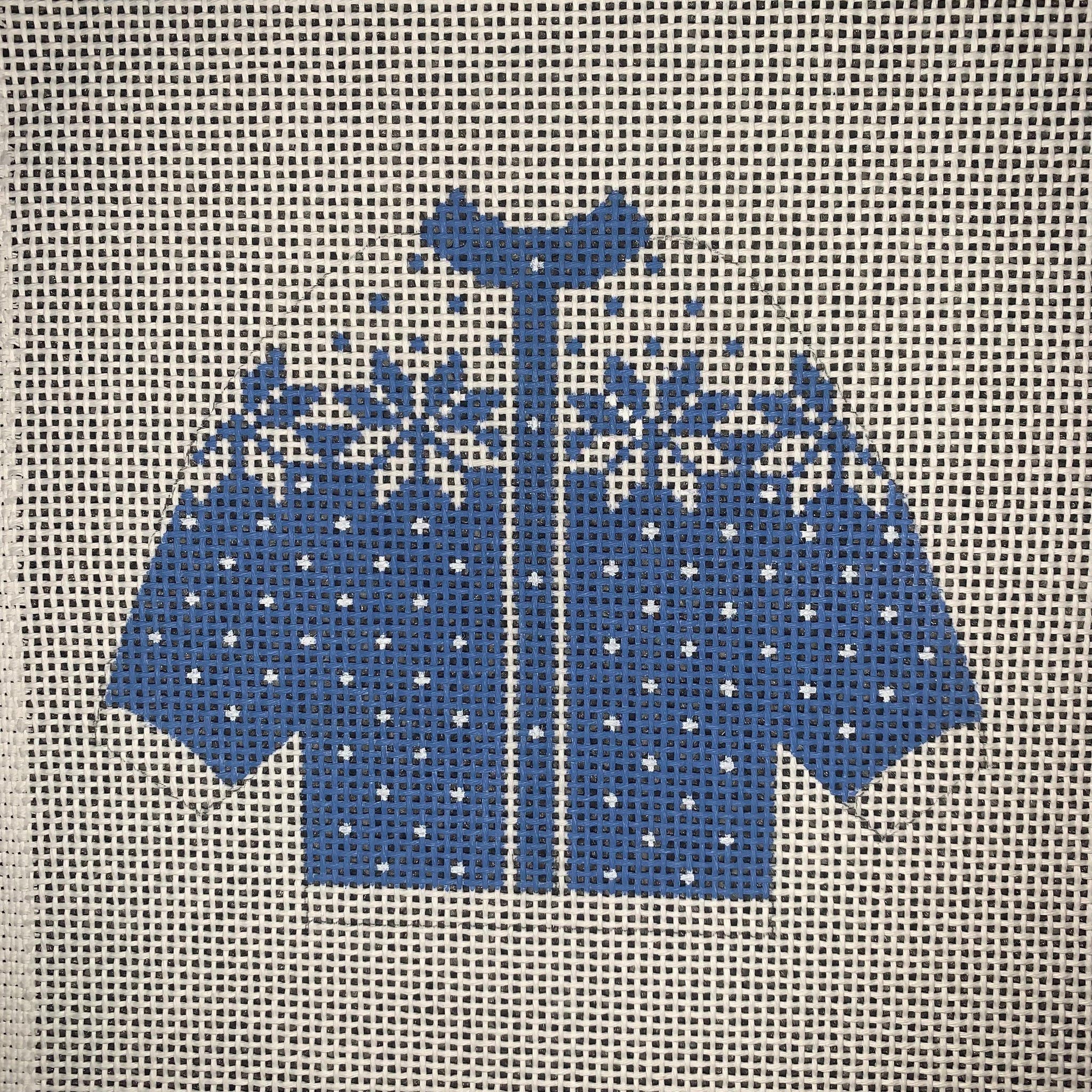 Sweater: Blue Snowflake