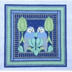 Pillow or Picture: Charles' Blue Owls