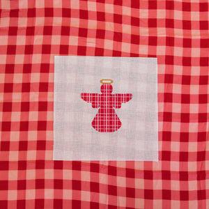 Pink/Red Plaid - Angel