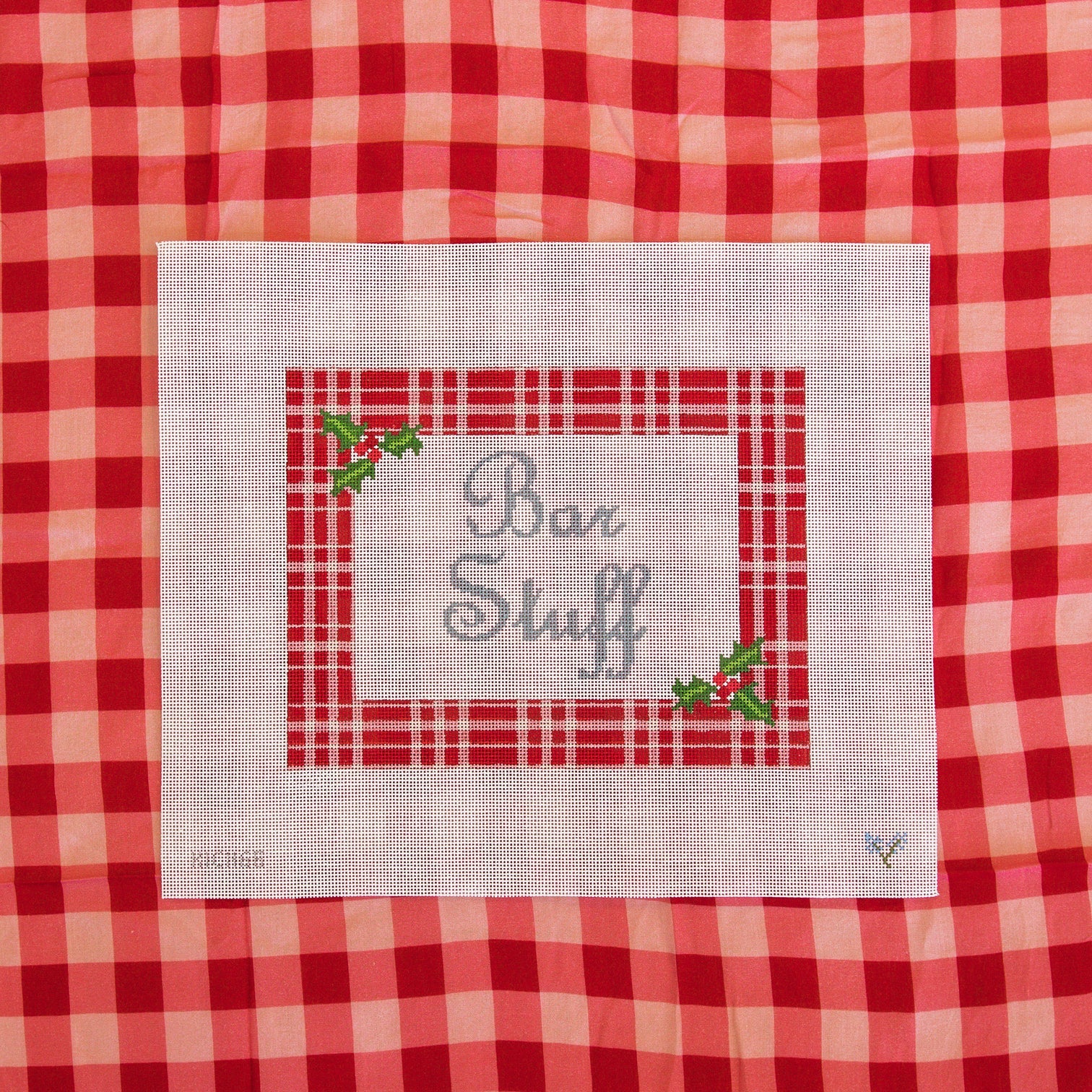 Pink/Red Plaid - Bar Stuff