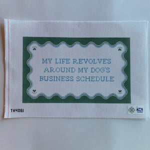 Pillow: My Life Revolves Around My Dog's Business Schedule