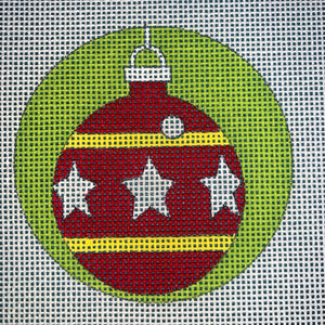 Ornament - 3" Round Ornament Red