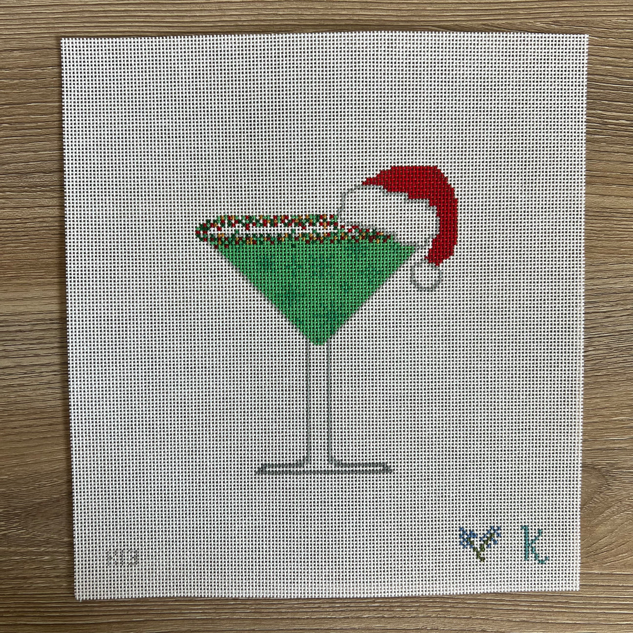 Martini - Grasshopper with Santa Hat