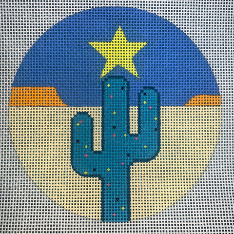 Round - Cactus with Star