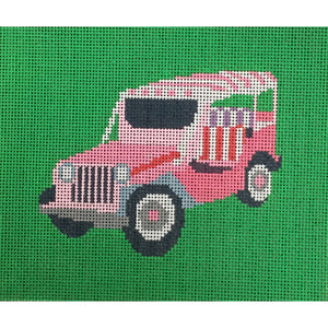 Pillow: Leland Gal jeep