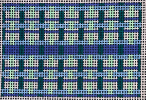 Insert, 2 x 3 - Blue Woven