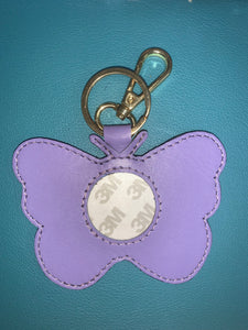 Self-Finishing Butterfly key chain - purple