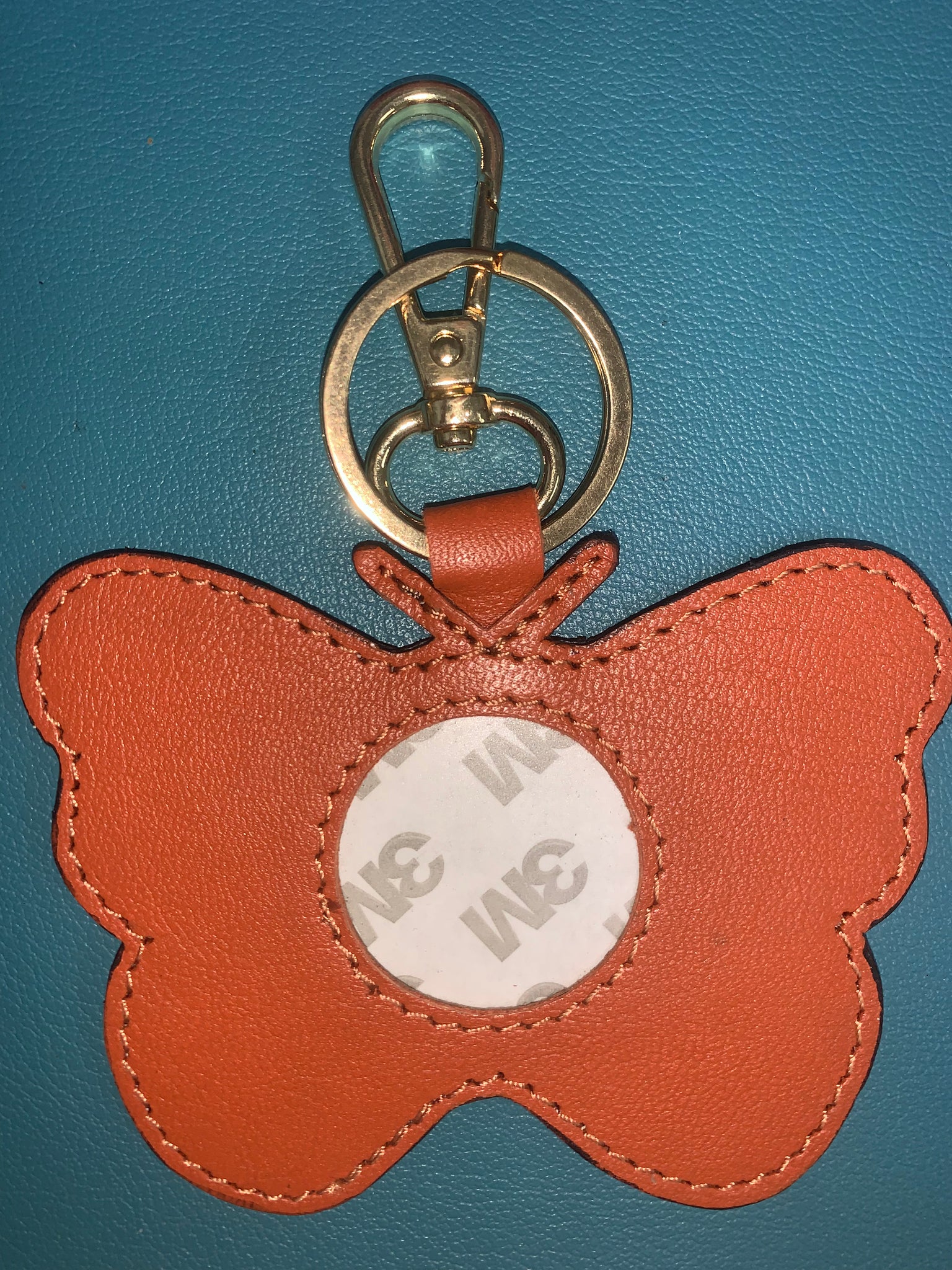 Self-Finishing Butterfly key chain - orange