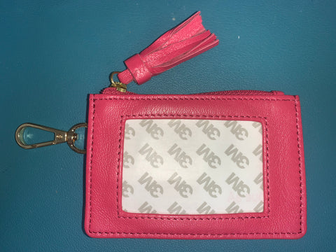 Self-Finishing zipper pouch - pink