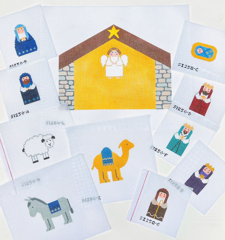 Round - Nativity Set (11 pieces)