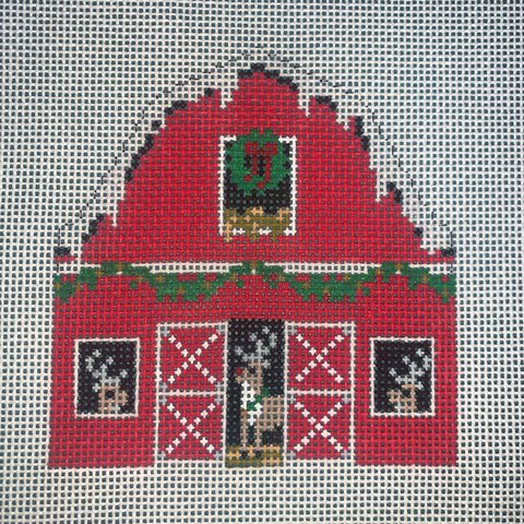 Ornament - Reindeer Barn