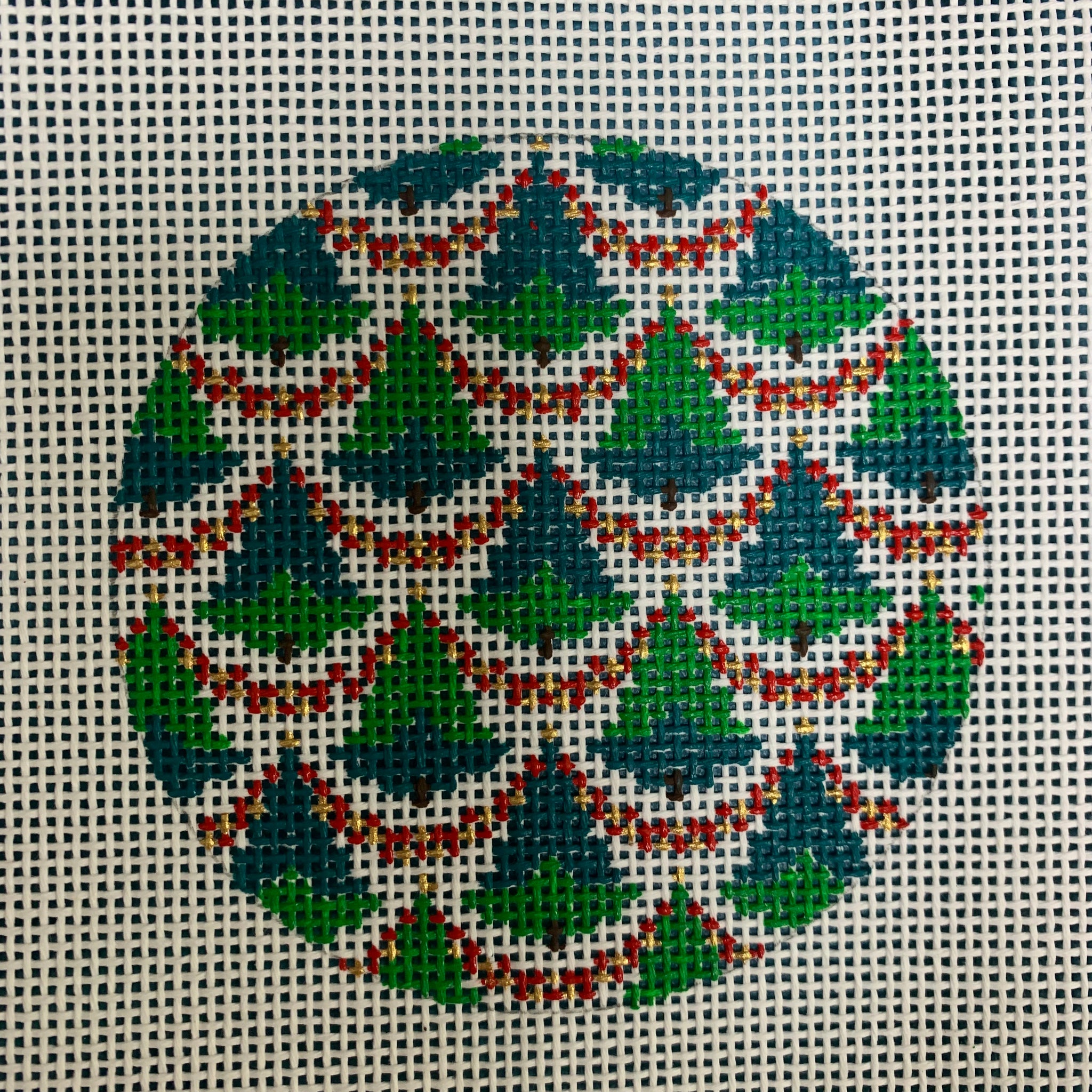 Round - Bargello Christmas Tree