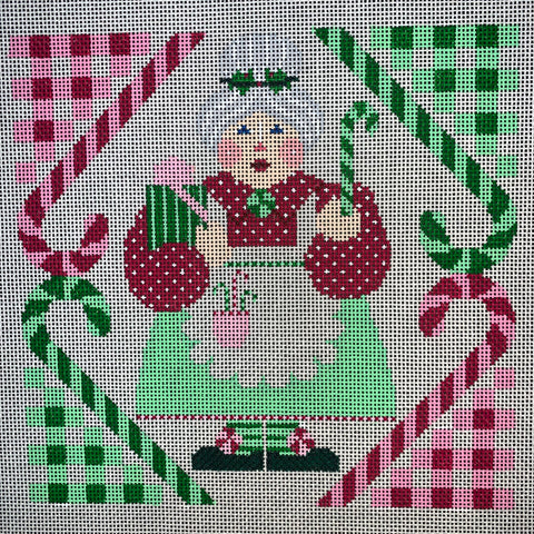 Christmas Designs - Mrs. Claus with Candy Cane