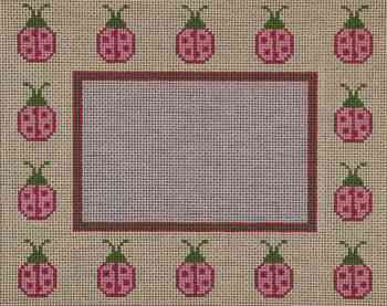 Frame - Pink Ladybugs