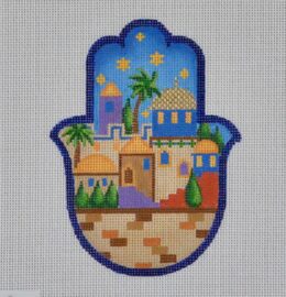 Judaica: Jerusalem Hamsa