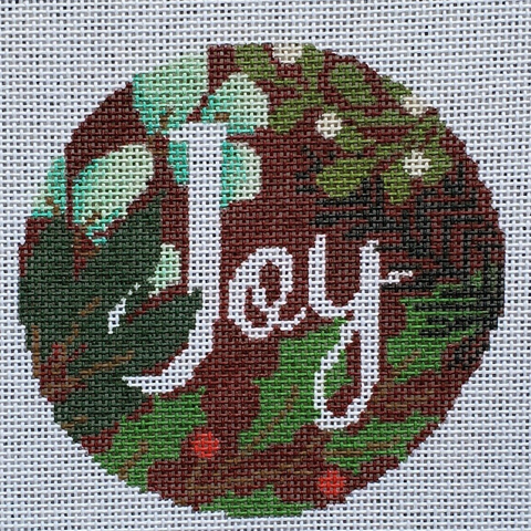 Ornament: Botanical Joy, red