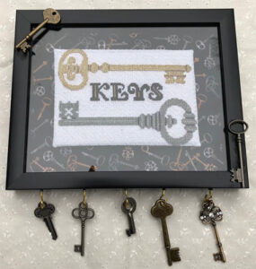 Floral - "KEYS" Hanger